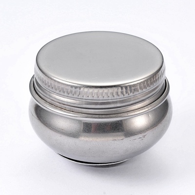 Stainless Steel Colour Modulation Bead Containers CON-WH0050-01-1