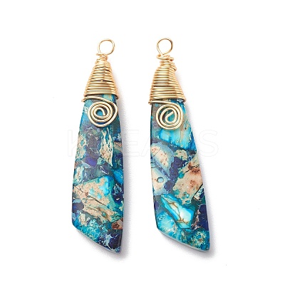 Natural Regalite/Imperial Jasper/Sea Sediment Jasper Big Pendants PALLOY-JF01631-01-1