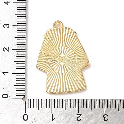Graduation Season Theme Alloy Enamel Pendants ENAM-R147-09A-G-1