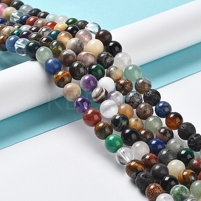 15 inch Round Gemstone Strands X-GSR4mmC170-1