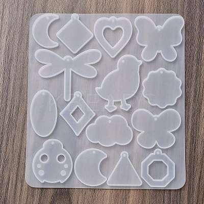 Animal Earrings Pendants DIY Silhouette Silicone Mold X1-DIY-Q033-02C-1