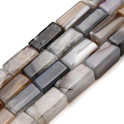 Natural Agate Beads Strands G-F820-G01-01-1
