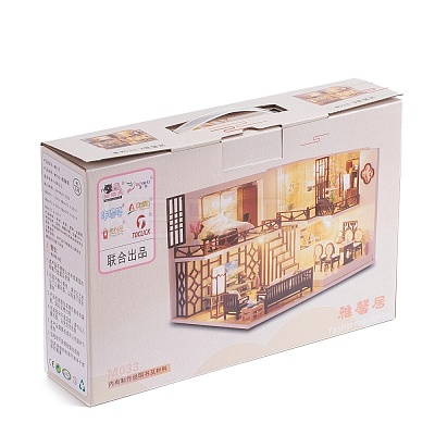 Handmade DIY Wooden Dollhouse Kit DIY-H103-01-1