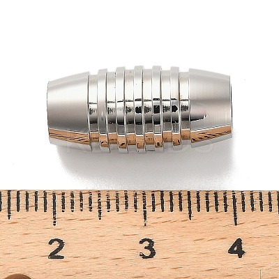 304 Stainless Steel Magnetic Clasps STAS-K296-03A-P-1