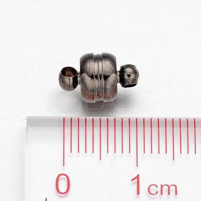 Brass Magnetic Clasps with Loops KK-H361-B-1