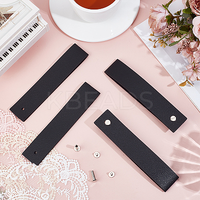 4Pcs PU Leather Sign Straps for Hanging Wedding Sign AJEW-CL0002-28C-1