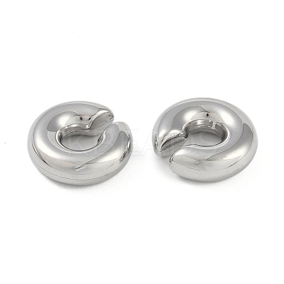 Non-Tarnish 304 Stainless Steel Cuff Earrings EJEW-K278-01B-P-1
