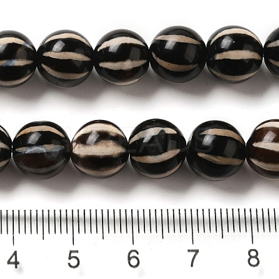 Tibetan Style dZi Beads Strands TDZI-NH0001-A01-02-1