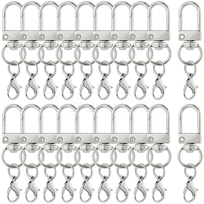 40Pcs Zinc Alloy Swivel Clasps FIND-SP0004-28P-1