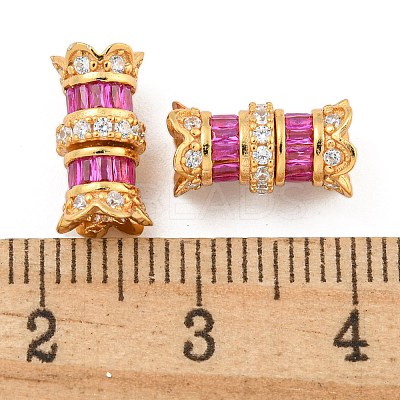 925 Sterling Silver Micro Pave Cubic Zirconia Screw Clasps STER-U001-04B-G-1