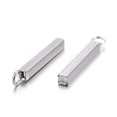 Tarnish Resistant 201 Stainless Steel Pendants STAS-L214-08P-1