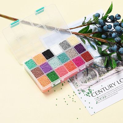 FGB 450G 18 Colors 12/0 Grade A Round Glass Seed Beads SEED-JP0012-09-2mm-1
