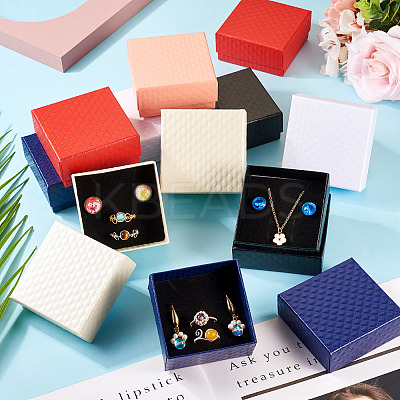 Rhombus Textured Cardboard Gift Storage Boxes CON-TAC0010-03B-04-1
