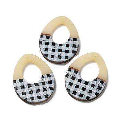 Resin & Wood Pendants RESI-XCP0002-10-1