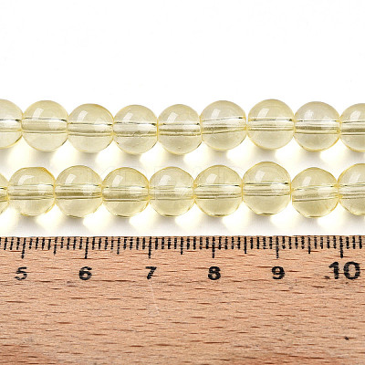 Baking Paint Transparent Glass Beads X1-DGLA-N006-8mm-03-1
