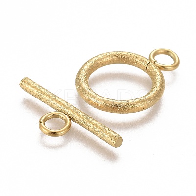 Ion Plating(IP) 304 Stainless Steel Toggle Clasps LS-X-STAS-P248-03G-1
