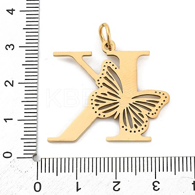 Ion Plating(IP) 201 Stainless Steel Pendants STAS-N103-184G-K-1