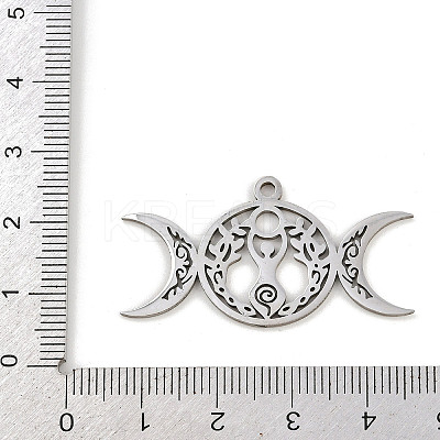 201 Stainless Steel Pendants LS-STAS-I344-04P-1