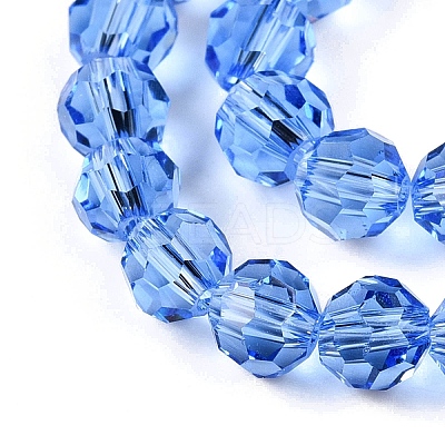 Transparent Glass Beads X-EGLA-A035-T8mm-D14-1