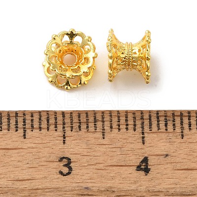 Brass Bead Caps KK-C072-04C-G-1