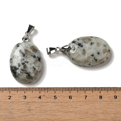Natural Sesame Jasper Pendants G-Z055-03P-07-1