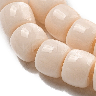 Opaque Glass Beads Strands X-GLAA-NH0002-B03-1