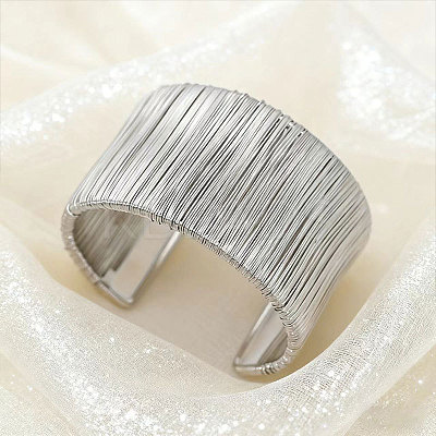 Iron Wired Cuff Bangles WGFA891-10-1