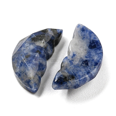 Natural Blue Spot Jasper Butterfly Wing Cabochons G-D078-02C-1
