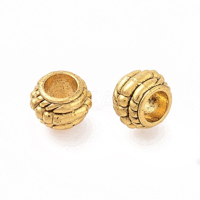 Tibetan Style Alloy European Beads PALLOY-F257-02AG-1