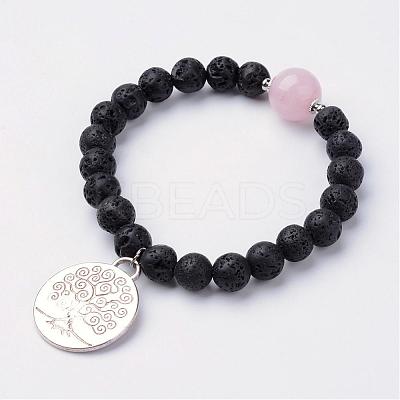 Alloy Charm Bracelets BJEW-JB02674-1