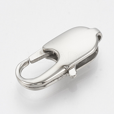 Tarnish Resistant 304 Stainless Steel Lobster Claw Clasps STAS-T033-29B-1