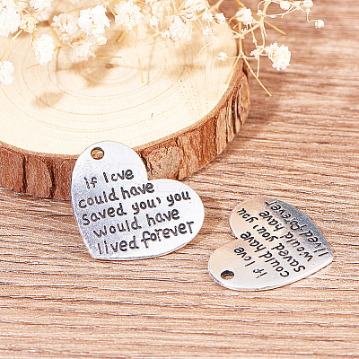 Tibetan Style Alloy Quote Pendants PALLOY-CJ0006-05-1