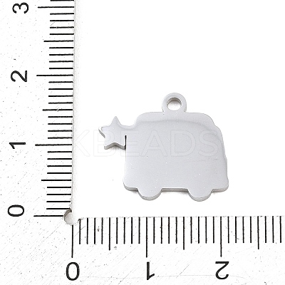 304 Stainless Steel Pendants SA-CBAE30B-03C-P-1