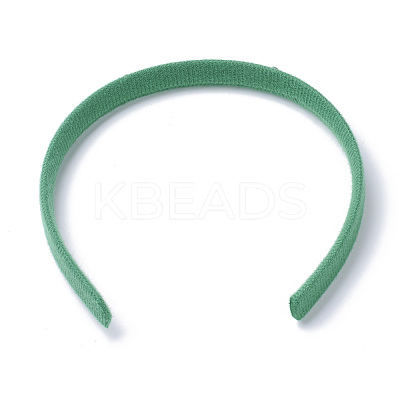 Hair Accessories Plain Plastic Hair Band Findings OHAR-S195-04D-1