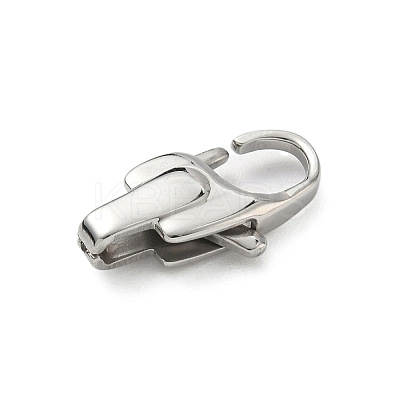 304 Stainless Steel Lobster Claw Clasps STAS-C148-03B-P-1