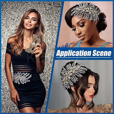 1Set Zinc Alloy & Rhinestone Hair Bobby Pins Sets AJEW-FG0005-22-1