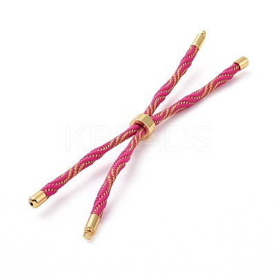 Nylon Cord Silder Bracelets MAK-C003-03G-11-1