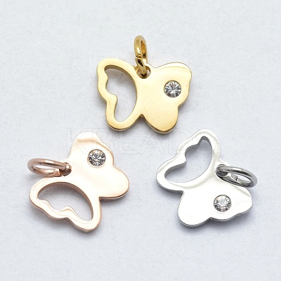 316 Surgical Stainless Steel Pendants STAS-K178-08-1