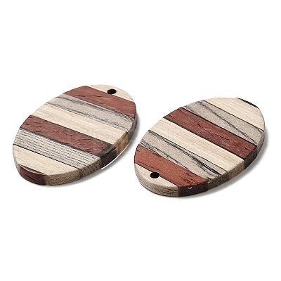Wenge Wood & Sandalwood & White Ash Pendants WOOD-F013-02-1