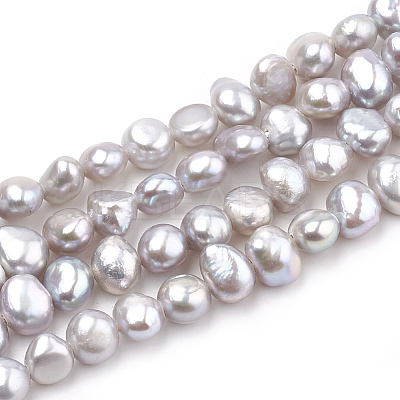 Natural Cultured Freshwater Pearl Beads Strands PEAR-N014-05I-1