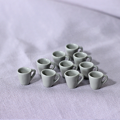 Resin Miniature Teacup Ornaments LS-BOTT-PW0001-179G-1