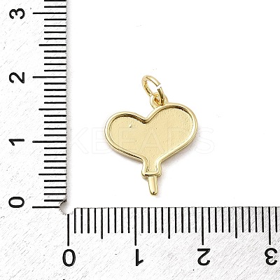 Brass Enamel Pendants KK-P338-32G-02-1