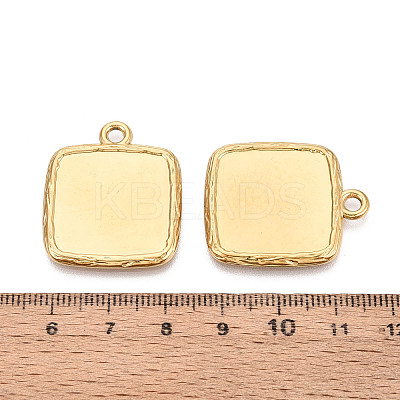 304 Stainless Steel Pendant Cabochon Settings STAS-N108-74G-1