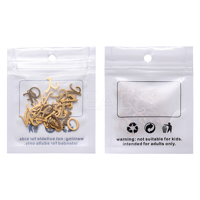 PVD Vacuum Plating 201 Stainless Steel Charms STAS-R105-1-1