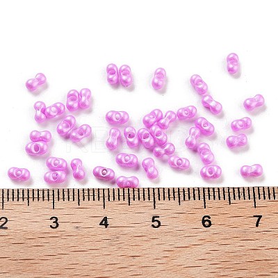 Opaque Colours Glass Seed Beads SEED-A033-06I-1
