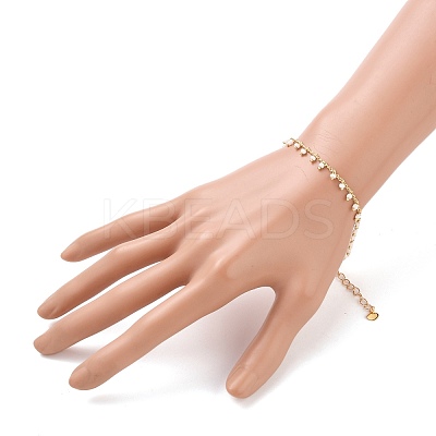 Glass Charm Bracelets BJEW-JB05600-04-1