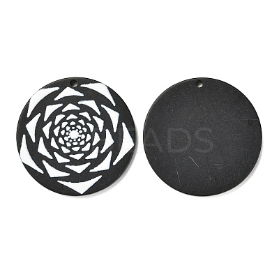Opaque Acrylic Pendants SACR-L003-11-1