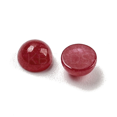 Natural White Jade Dyed Cabochons G-H309-03-23-1