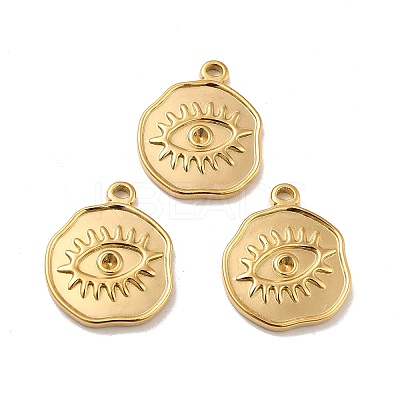Ion Plating(IP) 304 Stainless Steel Pendants Rhinestone Setting STAS-A066-18G-1