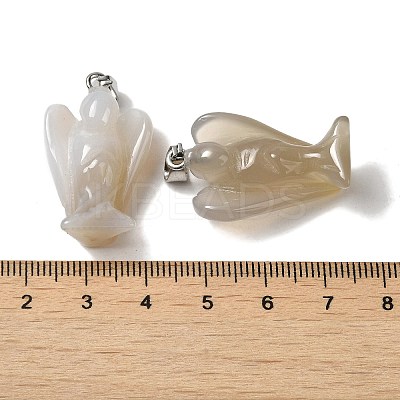Natural Agate Pendants G-C095-03P-03-1